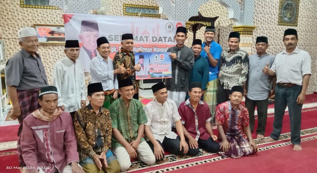 Nurfirman Wansyah Safari Ramadhan Jumpai Jemaah Masjid Nurul Hikmah Bariang Rao-Rao