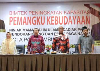 Ketua DPRD Sumbar Supardi Buka Bimtek Peningkatan Kapasitas Pemangku Kebudayaan