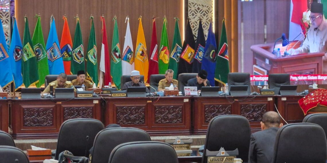 DPRD Sumbar Tetapkan Rekomendasi Terhadap LKPJ Kepala Daerah Tahun 2023