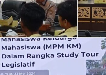 MPM KM UNP Belajar Tentang Tugas Kedewanan ke DPRD Sumbar