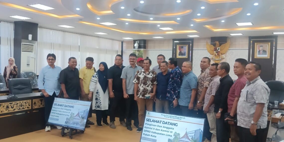 Komisi II dan III DPRD Limapuluh Kota Kunjungi DPRD Sumbar