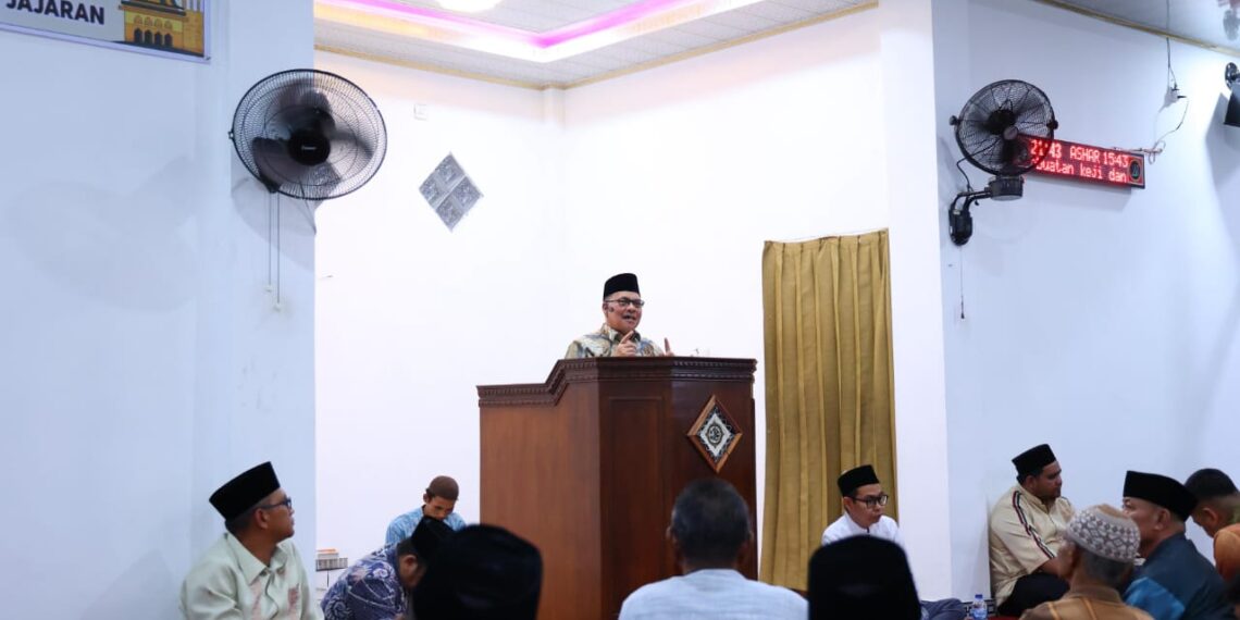 Ketua DPRD Sumbar Kunjungi Masjid Al-Ikhlas Koto Tangah