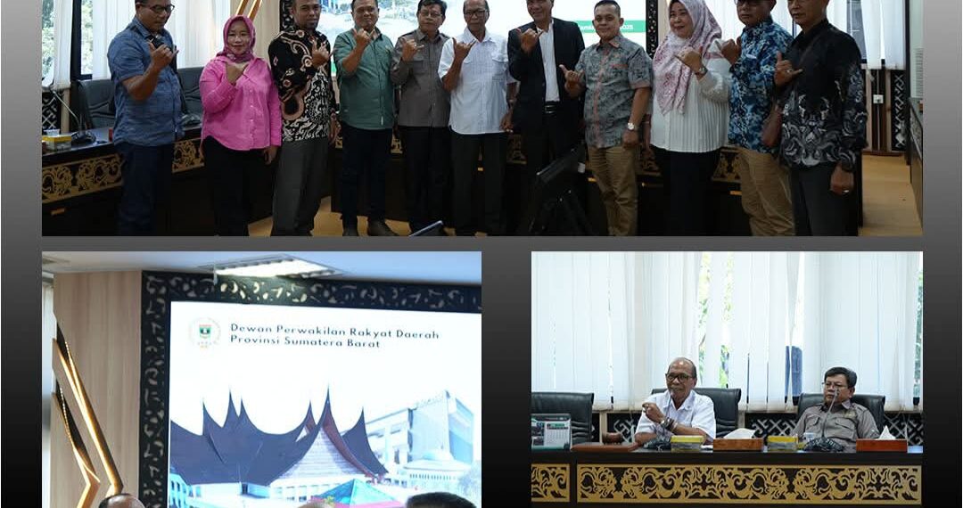 DPRD Sumbar Terima Kunjungan Pansus I DPRD Musi Rawas, Bahas Penanganan Permukiman Kumuh