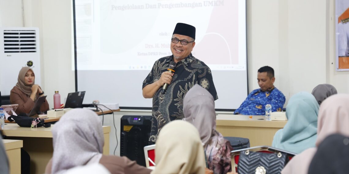 Ketua DPRD Sumbar Dorong  Pelaku UMKM Berpikir Mandiri dan Berorientasi Ekonomi