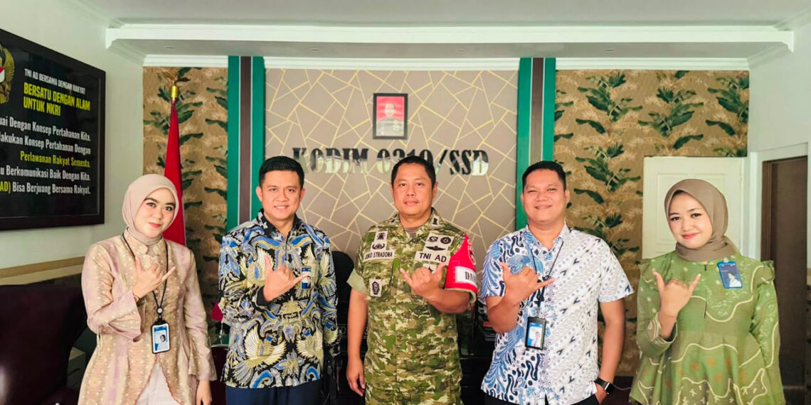 BRI Sijunjung Bersinergi dengan Kodim 0310/SS